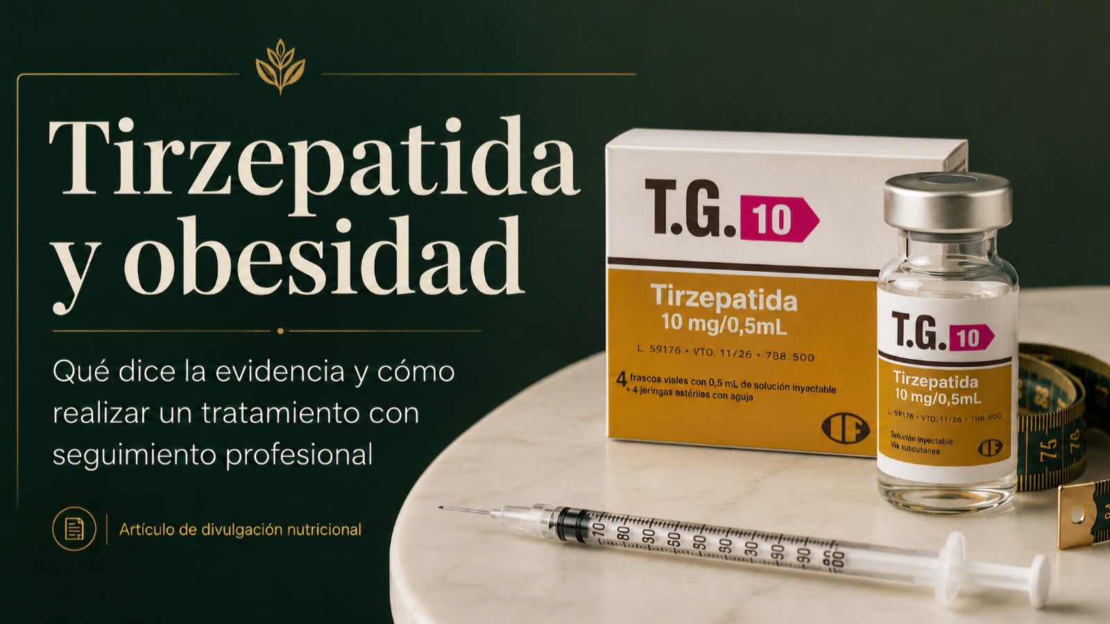 Tirzepatida y obesidad: qué dice la evidencia